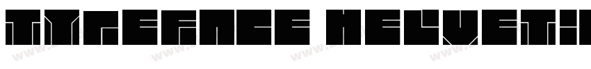Typeface Helvetica字体转换
